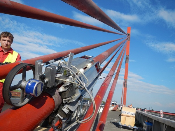 Magnetically Testing Your Crane Ropes